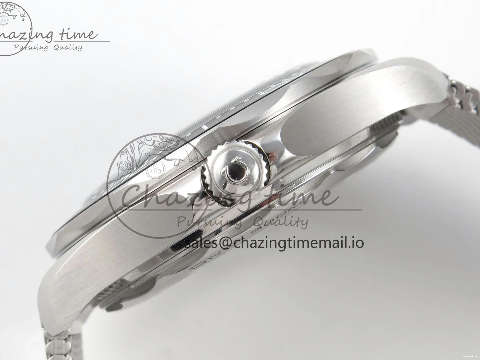 0225 Seamaster 300M 42mm SS VSF Best Edition Black Dial On Mesh Bracelet A Stretchable 7658